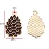 Pulseira Colar Pingente Animal Fofo de Desenho Animado Dia de Ação de Graças DIY Liga Pingente de Joias com Óleo Gotejante Acessórios Pingente W320