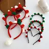 Limpiador Facial Diadema Navideña Accesorios para el Cabello de Astas Diadema de Felpa Otoño e Invierno Pasador Lindo de Alce Muñeco de Nieve Tocado de Año Nuevo para Mujeres