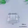 Novo Suporte de Exibição Acrílico Transparente Base para Pedra Bruta de Cristal Mineral Pedra Estranha Suporte de Exposição para Salão de Exposições