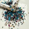 Piedra Ojo de Gato Azul Usar Armadura Grava Tormenta Fragmento Irregular Joyería para Uñas Grava Joyería para Uñas DIY