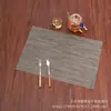 Mantel Tejido de PVC Aislamiento Térmico Antideslizante Esterilla para Té Se Puede Cortar Estilo Occidental Mantel para Mesa de Comedor Doméstica Posavasos Rectangular Color Sólido