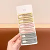 Pinzas para el Cabello de Color Dopamina para Niñas, Pasadores para Flequillo y Cabello Lateral, Estilo Versátil Simple al por Mayor para Mujeres