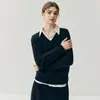 26 Nuevos Modelos de Otoño e Invierno de Cachemira de Lujo Ligero Casual Suéter de Cuello en V para Mujer, Suéter de Cachemira Engrosado, Suave, Agradable al Tacto, Esponjoso y Gentil
