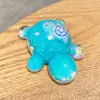 Tortuga adorno de escritorio grande para cortar fruta personalizada, juguete rompecabezas líquido con aceite, lindo y alivia el estrés