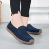 Zapatos Mocasines para Mujer de Piel de Ante Slip on Mocasines Zapatos Planos Transpirables Ligeros Zapatos Náuticos