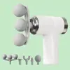 Pistola de massagem de fáscia pequena transfronteiriça, relaxador muscular mini portátil, massageador de coluna cervical, pistola de massagem MINI EMO para mulheres