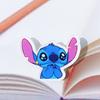 Broche de Acrílico de Stitch Insignia de Estudiante Parche de Dibujos Animados DIY Accesorio de Bolso con Corazón Girly Estilo Girly
