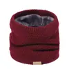 Cachecol de Lã Quente de Inverno Estilo Pulôver, Gola Térmica de Tricô Espessa com Forro de Fleece, Cachecol Doce Estilo Japonês e Coreano para Mulheres