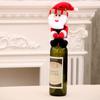 Decorações de Natal para Casa, Conjuntos de Bonecos de Natal para Garrafas de Vinho, Pequenos Porta-Gargalos para Garrafas de Vinho, Decorações para Conjuntos de Garrafas de Vinho