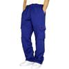 Comercio Transfronterizo Pantalones Casuales para Hombre Amazon con Forro de Polar, Estilo Jogger, Múltiples Bolsillos, Cordón, Corte Holgado, Versátil Casual para el Trabajo