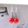 Joyas para Orejas Mini Lindas Frescas Pendientes Artísticos de Grietas de Hielo Pendientes Simples Elegantes Coreanos Suministro de Puesto