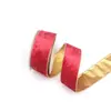 Cinta de Terciopelo Phnom Penh Cinta para Envoltura de Regalo Navideño Cinta de Alambre con Borde Cableado Tela de Franela Adorno Navideño Accesorios de Moño Lote