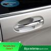 Adequado para Mercedes-Benz Classe V Classe V Vito Adesivos de Acabamento de Maçaneta Externa Padrão Modificada Lantejoulas de Maçaneta Externa