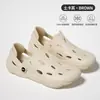 Sandalias de exterior para jugar en el agua, para mujer, con talón cerrado, de verano, de EVA suave, elásticas, antideslizantes, sin olor, transpirables, zapatillas versátiles