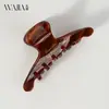Wjia Pasador Francés de Gama Alta Pasador Coreano Francia Ácido Acético Pinza de Tiburón Media Pinza Cabeza de Princesa Niña