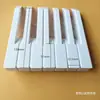 Accesorios para Piano Rivero Perla Piano Coreano Cubiertas Blancas para Teclas, 52 Piezas para un Piano