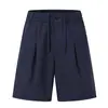 Yidao Vintage 2026 Verano Nuevo Retro Americano Funcionales Shorts de Carga Hombres Retro Casual Sueltos Color Sólido Shorts