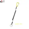 Cordão de Pesca Atacado com Corda Anti-Perda, Fio de Aço Telescópico, Cordão com Mosquetão de Retorno Automático