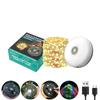 Luz de Camping ao Ar Livre, Luz Multifuncional para Barraca, Luz de Cordão Dobrável, Iluminação de Camping Recarregável por USB, Luz de Emergência, Luz de Ambiente