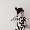Gorro de Bebé Otoño ins Coreano Recién Nacido Súper Lindo Atento Halógeno Otoño e Invierno Gorro de Oso Moderno