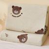 Fundas de almohada de látex de terciopelo de leche, un par de fundas de almohada de franela color coral para niños 40X60 Fundas protectoras para almohadas viscoelásticas
