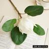 Simulación de alta gama Flor Emperador flocado tamaño pequeño Flor Emperador Lan decoración de mesa de comedor de hotel accesorios de arreglo floral flor artificial al por mayor