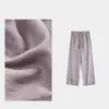 Estilo Nuevo Primavera y Verano para Mujer 100% Cáñamo Puro Color Sólido Delgados Pierna Recta Frescos Caída Casual Pantalones Fsy60372