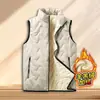 Chaleco Engrosado de Lana de Cordero para Adolescentes, Chaqueta de Algodón Cálida para Hombre de Otoño e Invierno, Cortavientos, Chaqueta Simple y Cálida, Moderna