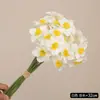 Flores de Seda de Alta Gama al por Mayor 6 Manojos de Narcisos Artificiales Ramos Lujo Accesible para el Hogar Adornos DIY Flores para Decoración de Bodas