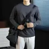 Camisa de manga larga para hombre de algodón mercerizado con amina líquida y tacto de nube, 270g, nuevo estilo primavera y otoño 2026, camisa básica de alta gama para hombre