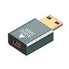 Adaptador HDTV aplicable a Mini HDMI Adaptador de audio y video HD Convertidor de pantalla Micro HDMI