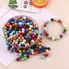 Cuentas Redondas de Color Sólido de 8 mm y 10 mm, Cuentas Sueltas de Resina, Cuentas de Navidad, Pulsera Hecha a Mano de Bricolaje, Separadores con Cuentas, Joyería