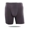 Ropa interior deportiva ajustada extendida modal resistente al desgaste para hombre calzoncillos talla grande pierna larga shorts inferiores para correr