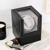 En stock reloj mecánico de cuero reloj agitador Shaker 1 + 0 caja de reloj automático eléctrico caja de reloj