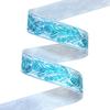Fita Colorida Dourada e Azul Quebrado Dourado Fengling Dupla Face Estilo Nacional Caixa de Presente Embalagem Fita Barra de Fita 25mm