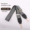 Alça de ombro estampada para uso duplo (ombro único e transversal), alça de reposição estampada antiderrapante, alça de bolsa versátil para o dia a dia