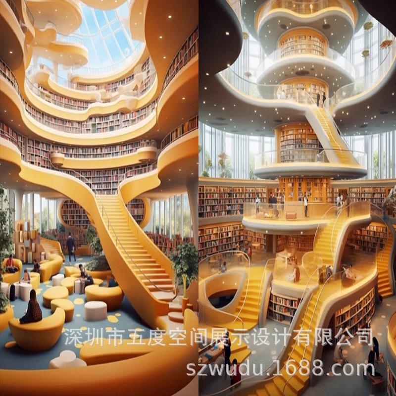 卡通乐园儿童书架