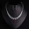Collar Gargantilla Súper Brillante de Zirconia de Lujo Ligero con Forma de Gota de Agua, Estilo Europeo y Americano, Único y Elegante Collar para Clavícula para Suéteres de Mujer, Venta al por Mayor