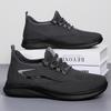 Sapatos Casuais Masculinos, Tamanho Grande, Transfronteiriços, Sapatos Fly-Knit Temu, Sapatos de Malha Respirável, Sapatos Individuais Confortáveis de Solado Macio, Versáteis