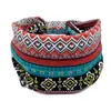 Nueva Diadema Estampada Estilo Étnico, Cinta para el Cabello Bohemia, Diadema Ancha Deportiva Absorbente de Sudor para Mujer, Diadema de Ala Ancha