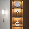 Nuevos adornos de estilo chino, mueble de vino, estantería antigua, modelo de sala de estar zen, oficina, entrada, decoración suave para el hogar.
