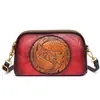 Bolsa de Lujo Accesible de Gama Alta Estilo Étnico Chino Retro para Mujer, Versátil para Ropa Casual de Trabajo, Madres de Mediana Edad y Mayores, Bolso Cruzado de Hombro Único