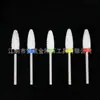 Serie Multicolor Cabezal de Cerámica para Moler Cabezal de Moler Accesorios para Máquina de Moler Cabezal de Moler en Forma de Maíz Herramientas de Manicura y Pedicura