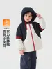 Chaqueta de Niño Europea Derecha Invierno Más Terciopelo Top para Bebé Impermeable Niño Ropa Nueva para Niños Ropa para Niños Ropa de Invierno Engrosada