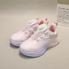 Sapatos de Corrida para Meninas Ermian Novos Quentes Forrados com Lã Botão Rotativo Sapatos Esportivos Infantis Sapatos de Viagem para Estudantes 3945