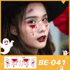 Adesivos de Beleza de Halloween Transfronteiriços Maquiagem de Ferida Festa Adesivos Faciais Fofos Adesivos de Tatuagem à Prova d'Água