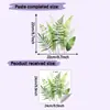 Hojas de Plantas Verdes Tropicales Frescas Pegatinas para Baño y WC Decoración del Hogar Pegatinas de Pared Venta al por Mayor Autoadhesivas