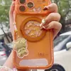 Colgante de Teléfono Dorado Llavero Gato de la Suerte Compañía de Oro Puro 999 Regalos Culturales Creativos Mayoreo