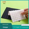 Almofadas de Pé Hemisféricas Transparentes de Silicone Móveis Anti-Arranhões Antiderrapantes Partículas de Borracha Cilíndricas Pretas Almofadas Anticolisão Partículas Anticolisão Autoadesivas
