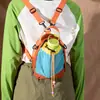 Bolso de Hombro Multifuncional Elegante de Nylon con Estilo Western, Bolso Cruzado de Moda con Bloques de Color Modernos, Mini Bolsita para Teléfono